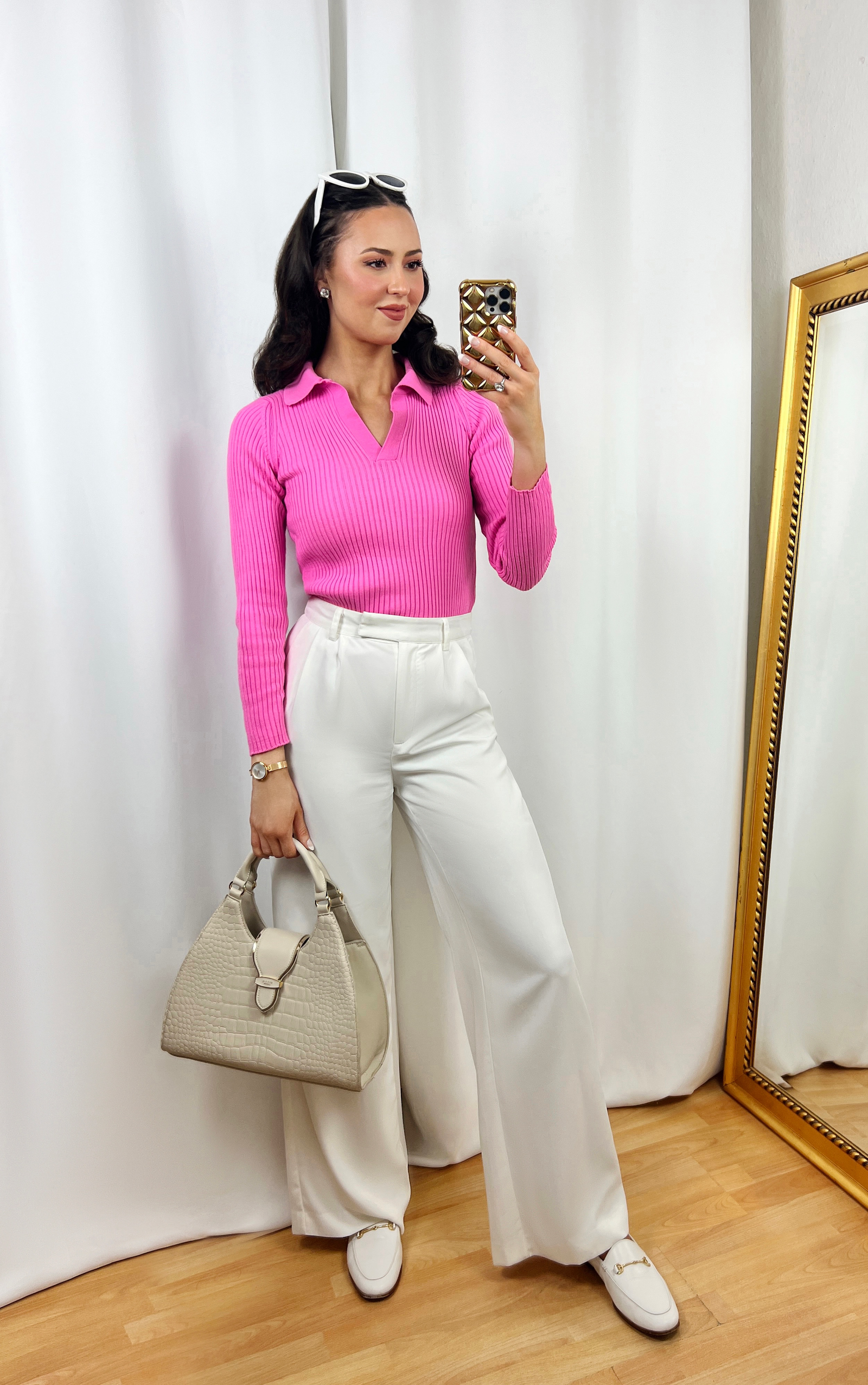 Pink Polo Shirt Outfit